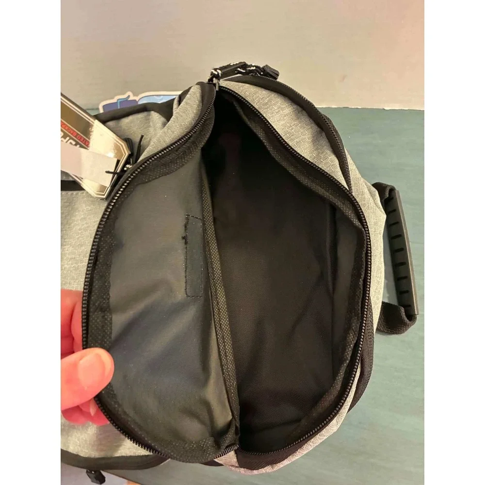 Eastsport Elevated Backpack Unisex OS Grey Black NEW Techwear School Bag